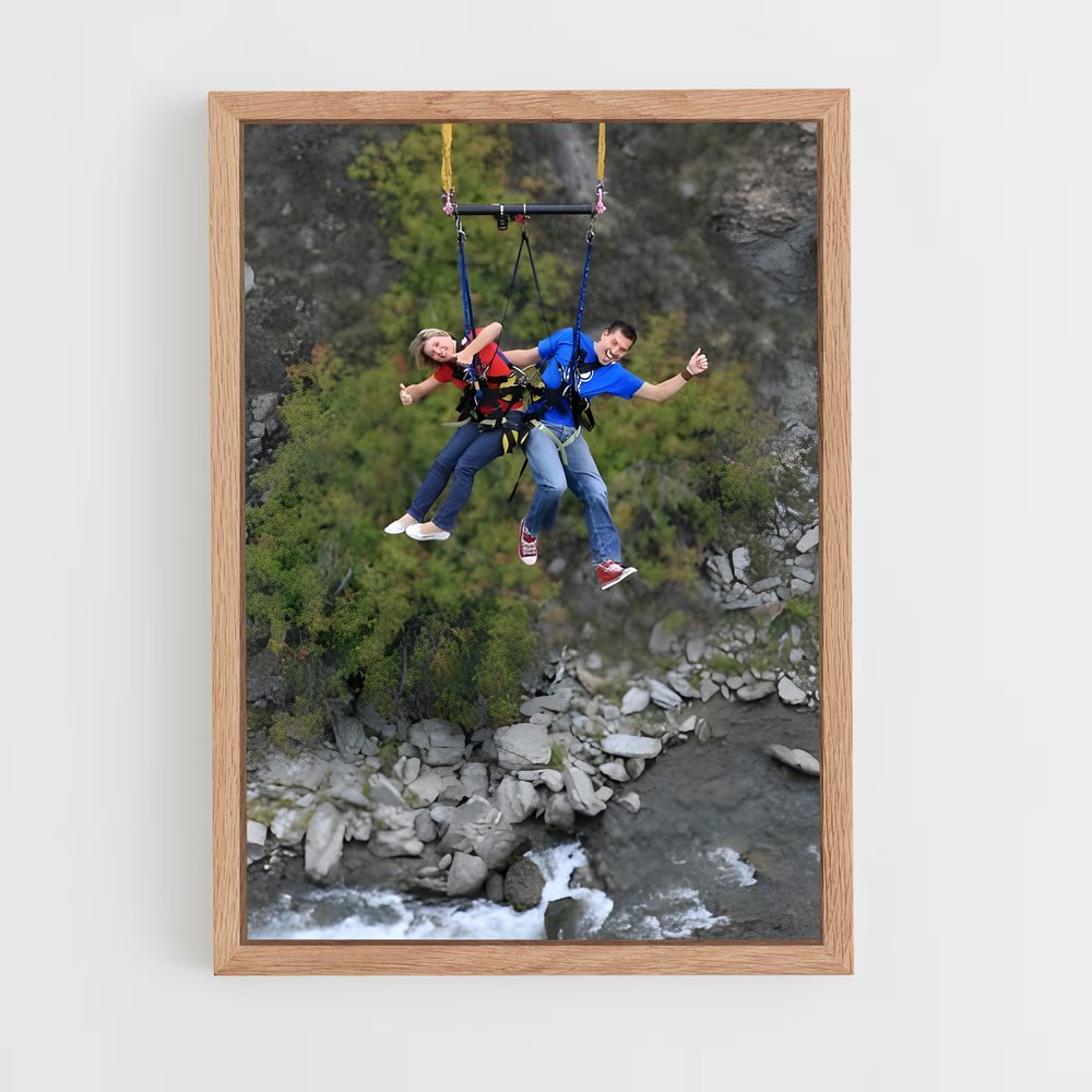 Poster Adrenaline Nevis – affiche Saut à l’élastique (vue 4)